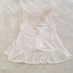 Crochet peplum top - BRAND NEW